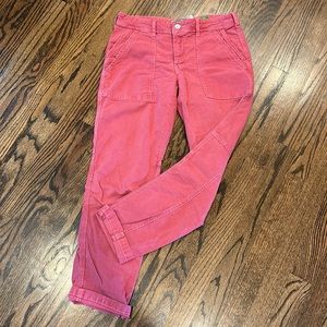 Anthropology The Wanderer, Lightweight and Super Comfy, Faded Red, Size 26